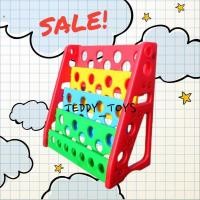 ราคา ชั้นวางหนังสือช่องกลมโชว์ปก 4 ชั้น พลาสติก (23684322745)