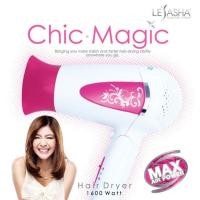 ราคา Lesasha Chic Magic Hair Dryer 1600 watt ไดร์เป่าผม ไดร์พกพา สีชมพู (29410389236)