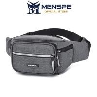 ราคา MENSPE กระเป๋าคาดเอวความจุขนาดใหญ่ของผู้ชายกระเป๋าคาดหน้าอกอเนกประสงค์ Unisex กันน้ํากีฬา Street Bag (40758836004)