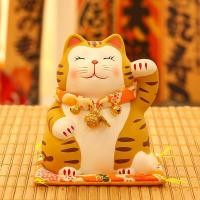 ราคา ญี่ปุ่นน่ารักแมวเครื่องประดับเซรามิคห้องนั่งเล่นแคชเชียร์โต๊ะตกแต่งสำนักงาน Lucky Cat Lucky PET Cat (28706014828)