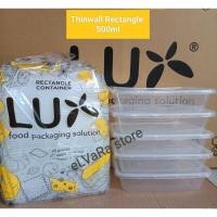 ราคา (isi 25pack) สี่เหลี่ยมผืนผ้า 500ml LUX (29415193803)