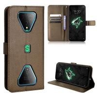 ราคา Xiaomi Black Shark 3 Case Flip Diamond PU Leather Wallet Card Slot Phone Cover Black Shark3 Pro Shark3Pro Case Stand (43116351851)