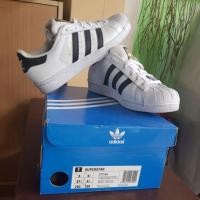 ราคา รองเท้าผ้าใบ : Adidas Superstar original White Black (489201975)