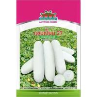 ราคา เมล็ดพันธุ์ฟักแฟงลูกผสม แชมป์เปี้ยน 27 (Champions 27) ขนาด 50 กรัม ตราตะวันต้นกล้า ฟักแฟงผิวขาว ผลตรง ยาวใหญ่ ผลผลิตสูง (42361657327)