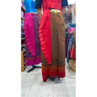 ราคา ผ้าถุงเย็บสำเร็จ ผ้าถุงป้าย ตะขอ ลายนาคี หน้านางหางไหลสำเร็จ (24171093400)