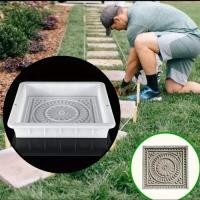 ราคา ทำเครื่องมือ แม่พิมพ์คอนกรีตถนน DIY การปู การหล่อ หินข้าม บล็อกสี่เหลี่ยม ตกแต่งภูมิทัศน์โบราณ สวน ใช้ซ้ำได้ (26828988495)