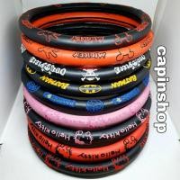 ราคา EMBROIDERED STEERING WHEEL COVER // นําเข้า MICKEY LEATHER STEERING WHEEL COVER (52301298476)