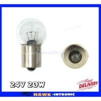 ราคา หลอดไฟเลี้ยว หลอดไฟหรี่ 24V 20W Bulbs BA15s (16795154917)