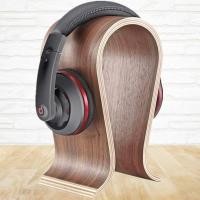 ราคา 【waomenn_】U headphones stand รูปร่างหูฟังไม้ขาตั้งที่วางไม้แขวนหูฟังไม้โต๊ะชั้นแสดงของ ขาตั้งหูฟัง (29022240139)