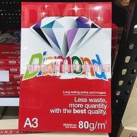 ราคา May flower เมล์ฟลาวเวอร์ กระดาษถ่ายเอกสาร กระดาษสำหรับพิมพ์ ขนาด A3 หนา 80 แกรม รุ่น Diamond จำนวน 300 แผ่น (20702377520)