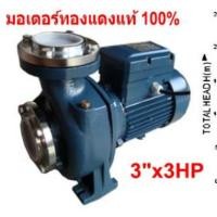 ราคา ปั๊มหอยโข่ง รุ่นน้ำมาก 3นิ้วx3นิ้ว 3HP 220/380V H.15m, 1000L/min (3233003341)