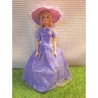 ราคา ตุ๊กตา ตุ๊กตาบาร์บี้ บาร์บี้ Barbie รองเท้า รูป 1 ชุด doll ตุ๊กตาบาร์บี้ข้อต่อ, Barbie doll,บาร์บี้แท้ ชุดราตรีม่วง หมวก (4972038613)