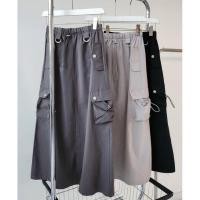 ราคา ELLE-Cargo skirt กระโปรง y2k ดีเทลสายรูดมีกระเป๋าสองข้าง (23440916878)