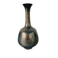 ราคา แจกันทองเหลืองเพ้นท์เคลือบสี งานญี่ปุ่น (21678259235)