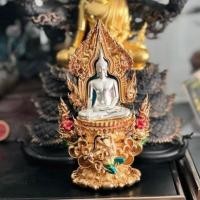 ราคา สมเด็จองค์ปฐมชนะมาร-พัฒน์ปาฏิหาริย์ชนะจน หลวงพ่อพัฒน์ ขนาด 6 นิ้ว เนื้อบรอนซ์ชุบทองลงยา องค์พระชุบเงิน (25758606272)