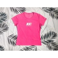 ราคา เสื้อกีฬามือสอง NIKE JUST DO IT สีชมพู แท้ (20180927521)