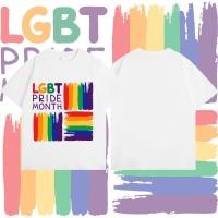 ราคา 2025 【Fashion】เสื้อยืดผ้าฝ้าย แขนสั้น พิมพ์ลายใบเมเปิ้ล Canada LGBT LGBTQ สไตล์แคนาดา สําหรับผู้ชาย Shirt for Men Women (41151184401)