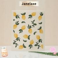 ราคา JANELAXE 3 ชิ้น ผ้าฟองน้ําเซลลูโลส, ผ้าเช็ดจานสวีเดนการพิมพ์ที่ทนทาน, ผ้าขนหนูจานดูดซับพิเศษสีสันสดใสแบบใช้ซ้ําได้คุณภาพสูง (45100287682)