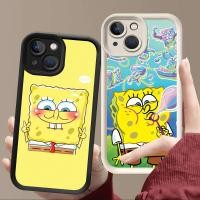 ราคา R64 SpongeBob Casing สําหรับ iPhone 13 7 14 8 Plus Pro Max สีดําและสีขาว (40768566825)