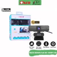 ราคา OKER(กล้องเว็บแคม)USB Webcam Full HD/1080P/Built-in mic รุ่นHD869(สินค้ารับประกัน1ปี) (3063265839)