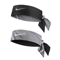 ราคา Nike ผ้าคาดศีรษะ Dri-FIT Head Tie Reversible Printed | Grey/Black/White ( N.100.3039.915 ) (2952589154)