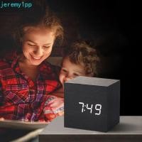ราคา นาฬิกาเรืองแสง JEREMY1PP นาฬิกาปลุก LED ดิจิตอลไม้ (53603882136)