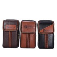ราคา กระเป๋าคาดเอวใส่โทรศัพท์ กระเป๋าหนังร้อยเข็มขัดคาดเอว (22374976693)