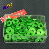 ราคา แหวนมิเนียมสี เบอร์ 12 แหวนรองแต่ง แหวนอีแปะ (1 ชุดมี 10 ตัว) น็อตชุด แหวนมิเนียม แหวนเบอร์12 (25819727827)