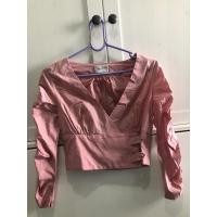 ราคา เสื้อครอปสีชมพู แบรนด์ lyn around (3590221855)