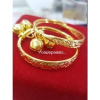 ราคา (ใช้โค๊ดลดเพิ่ม 50.-) ข้อเท้าเด็ก สีทอง งานโคลนนิ่ง เสมือนจริง (8375744662)