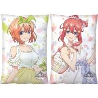 ราคา [หมอนลิขสิทธิ์แท้] Ichiban Kuji Gotoubun no Hanayome - Nakano Yotsuba / Itsuki - Cushion (Bandai Spirits) (19137577072)
