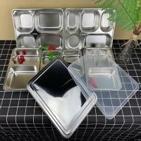 ราคา ถาดหลุมสแตนเลส 304 ถาดหลุมสแตนเลส ถาดหลุมสแตนเลสพร้อมฝาปิดพลาสติก ขนาด 2,3,4,5 ช่อง ลึก 4 ซม. (4633123195)