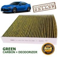 ราคา HIJAU KEN Green Cabin ตัวกรอง AC เครื่องกําจัดกลิ่นคาร์บอนป้องกันแบคทีเรีย TOYOTA 86 FT86 ไส้กรองอากาศห้องโดยสาร (41405777882)