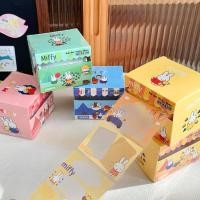 ราคา ☞Miffy Transparent Post-it Notes Pull-out Pearlescent Frosted Sticky 126♗ (52054830189)