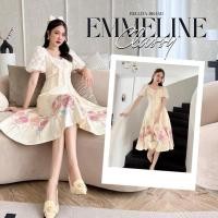 ราคา พร้อมส่งBellita brand ชุดเดรสสีครีมออกงานไปงานแต่ง emmeline classy (25978051496)
