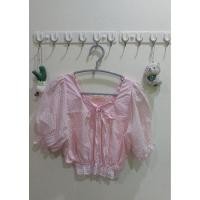 ราคา เสื้อครอปจั้มเอวจั้มแขน with it (29300335297)