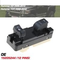 ราคา ตัวยกสวิตช์หน้าต่างพลังงานรถยนต์ไฟฟ้า 15205244 12 Pins สําหรับ Hummer H3 2006-2010 Hummer H3T 2009-2010 15897773 หน้าขวา (51354004951)