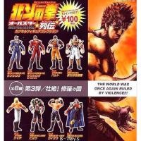 ราคา กาชาปอง หมัดเทพเจ้าดาวเหนือ COAMIX Fist of The North Star All Star Retsuden Mini Figure Gashapon Vol. 3 by Kaiyodo (12457788534)