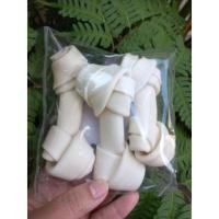 ราคา ขนมสุนัข กระดูกผูกขาว ขนาดประมาณ 4 นิ้ว (10060226647)