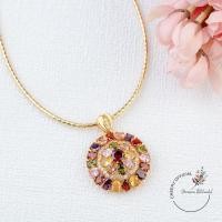 ราคา สร้อยคอโช้คเกอร์พร้อมจี้นพเก้า สีสันหลากสี นพเก้า จี้สร้อย พร้อมส่ง (23046014810)