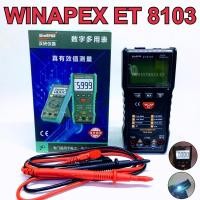 ราคา มัลติมิเตอร์ดิจิตอล WINAPEX ET8103 แท้ 100% Digital Multimeter มิเตอร์วัดไฟ ดิจิตอลมัลติมิเตอร์ มิเตอร์วัดไฟ (11306357599)