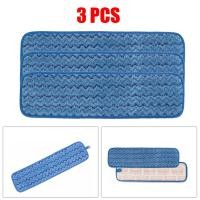 ราคา 3ชิ้นสำหรับRubbermaid Commercial 18นิ้วเปียกPad Q411ไมโครไฟเบอร์Refill Mop Cloths (25501200272)