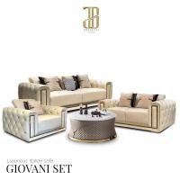 ราคา GIOVANI SET luxurious Italian sofa โซฟาลัคชัวรี่ เซ็ต3-2-1ที่นั่ง รุ่น จีโอวานี่ พร้อมโต๊ะกลาง (25332551933)