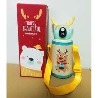 ราคา ขวดเก็บร้อนเย็น วัดอุณหภูมิได้ มีหัวเปลี่ยนได้2แบบ กระเป๋าสะพายถอดได้ ผลิตจากสแตนเลสเนื้อดี สวยงาม น่ารัก น่าใช้ (28500572254)