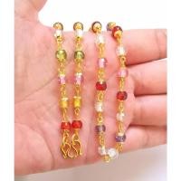 ราคา สร้อยคอมณีใต้น้ำงานปราณีตสวยเงา เหลี่ยมชัด เคลือบพิเศษเกรด A ยาว 24 นิ้ว N0828 (2415120356)