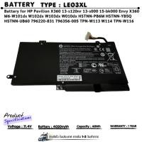 ราคา แบตเตอรี่โน๊ตบุ๊ค HP LE03XL ของแท้ (ส่งฟรี ประกัน 1 ปี ) (สำหรับ Pavilion X360 TPN-W113 TPN-W114 Envy X360 HSTNN-UB6O ) (29018158471)