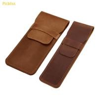 ราคา Picbliss Leather Pen Holder Brown Fountain Pen Pouch Pencil Holder Handmade Ballpoint Pen (46504183977)