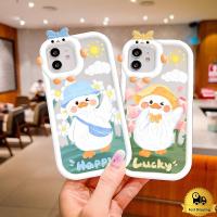 ราคา เคสโทรศัพท์คู่สำหรับไอโฟน 11 12 13 14 15 Pro Max XR 7 6 8 Plus X XS MAX SE เป็ดน้อยหมวกเหลือง เคสโทรศัพท์มือถือแบบนุ่ม (22653894096)