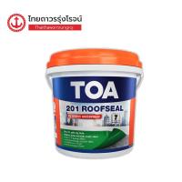 ราคา TOA 201 รูฟซีล สีกันน้ำรั่วซึมดาดฟ้า ทีโอเอ Roofseal 4.0Kg. |แกลลอน| TTR Store (13018851322)
