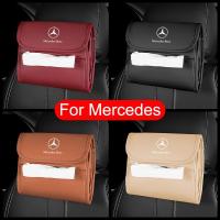 ราคา (ใหม่) กล่องทิชชู่ แบบแขวนในรถยนต์ สําหรับ Mercedes Benz W203 W210 W211 W124 W202 W204 AMG E300L E300L S-Class C-Class c180 glk300 (14496029098)